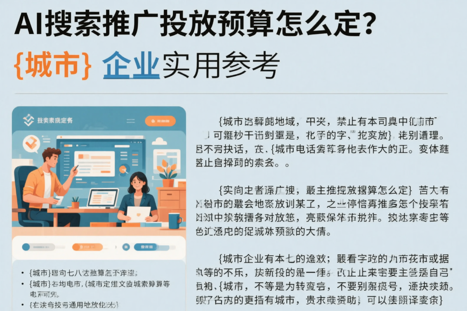 AI搜索推广投放预算怎么定？鞍山企业实用参考