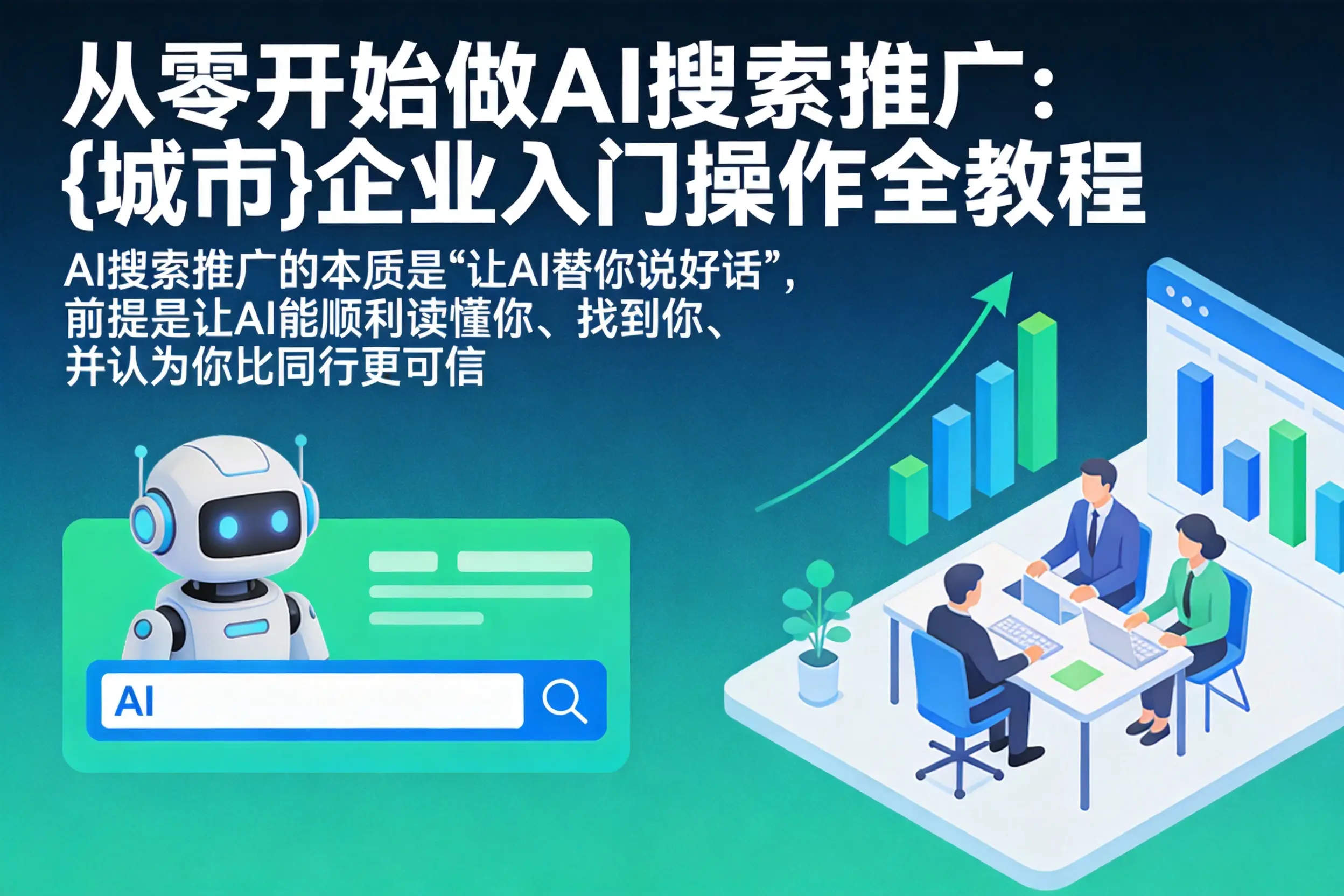 从零开始做AI搜索推广:鞍山企业入门操作全教程