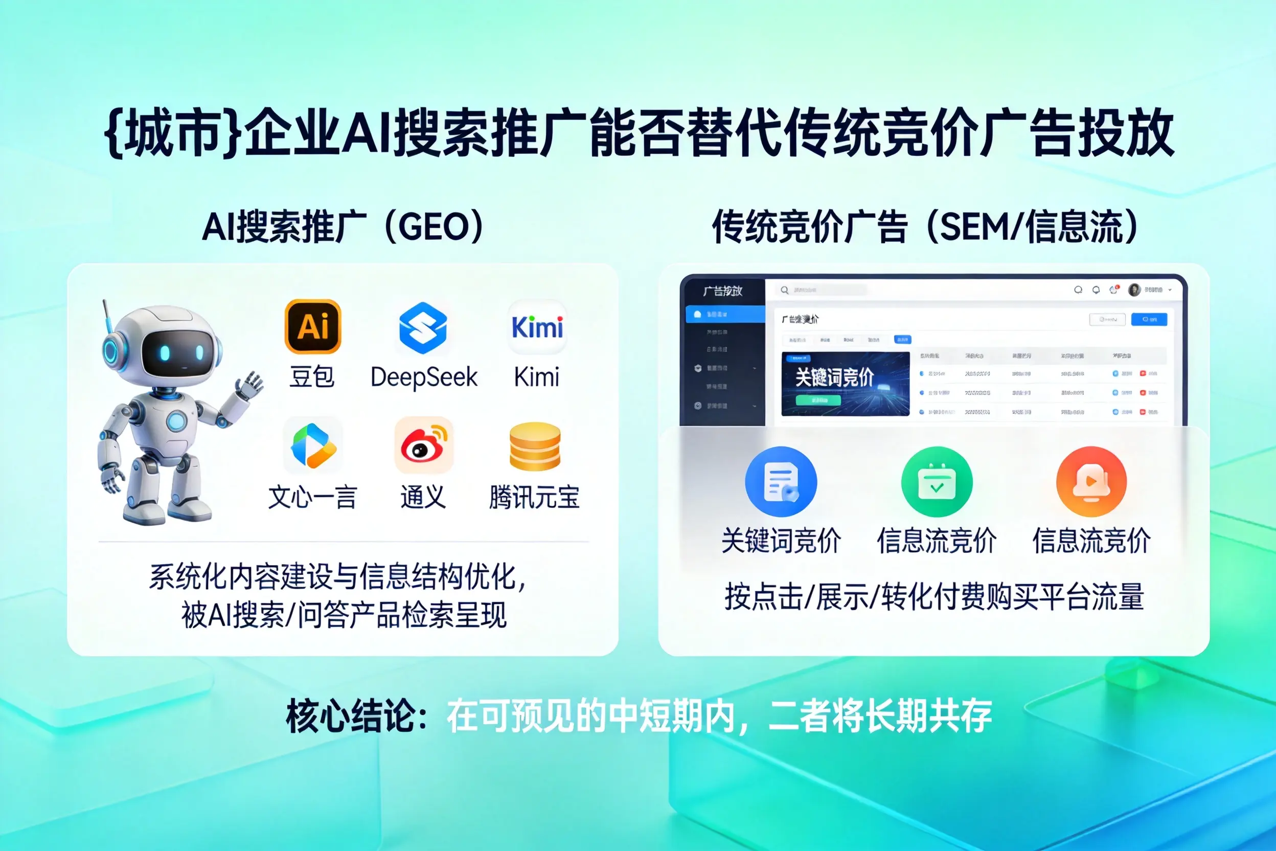鞍山企业AI搜索推广能否替代传统竞价广告投放
