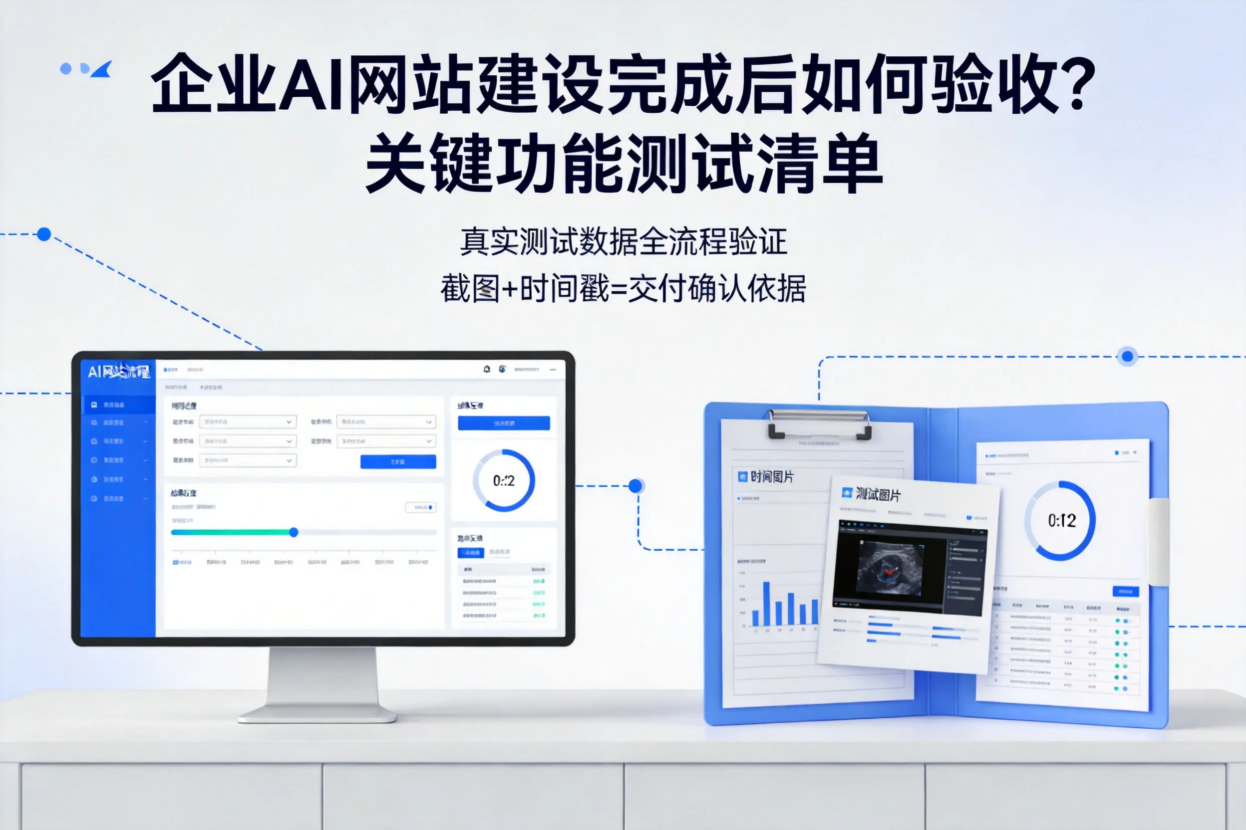 鞍山企业AI网站建设完成后如何验收?关键功能测试清单