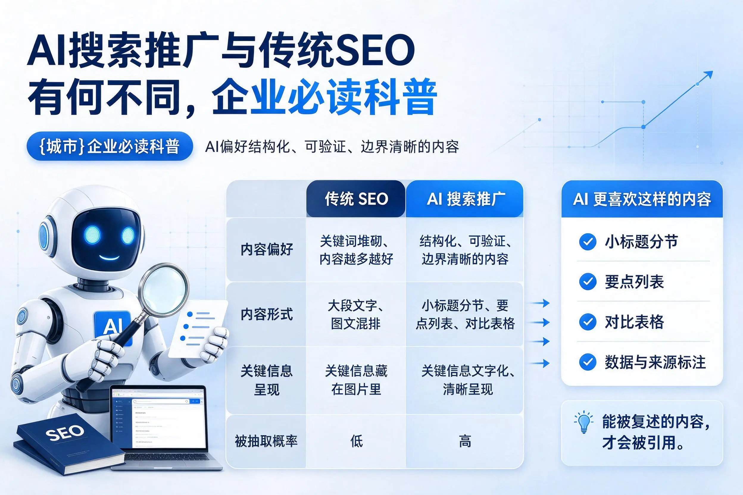 AI搜索推广与传统SEO有何不同,鞍山企业必读科普